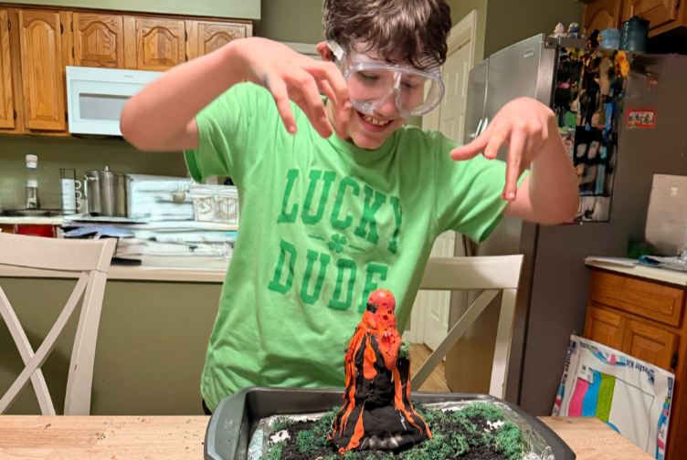 4th Grade Volcano